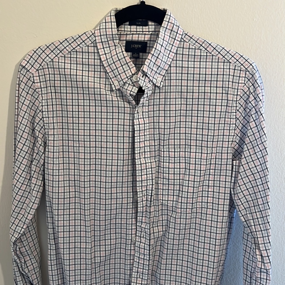 J. Crew Small Slim Long Sleeve Button Down